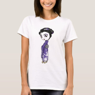 Heavenly Cranes Geisha T-shirt