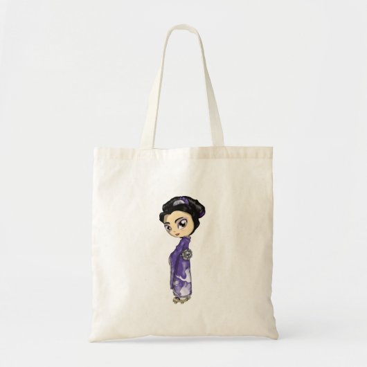 Heavenly Cranes Geisha Tote Bag (Voorkant)