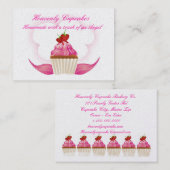 Heavenly Cupcakes Visitekaartje (Voorkant / Achterkant)