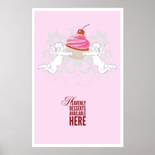 Heavenly Desserts Bakery Poster (Voorkant)
