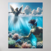 Heavenly dive poster (Voorkant)
