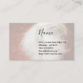 Heavenly Feather Visitekaartje (Voorkant)