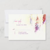 Heavenly Feathers Boho Wedding RSVP (Voorkant)
