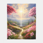 Heavenly Garden Fleece Deken (Voorkant)