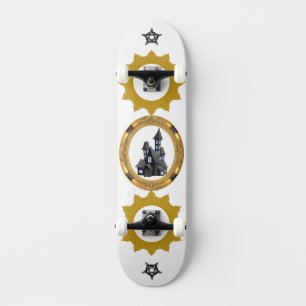 Heavenly Golden sunshine vector design Persoonlijk Skateboard