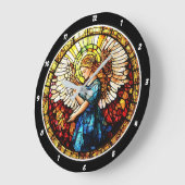 Heavenly Grace Glas in lood Angel Wall Grote Klok (Hoek)