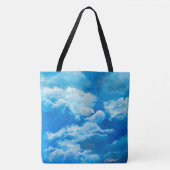 "Heavenly Guardian" Canvas tas (groot) (Voorkant)