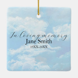 "Heavenly Guardian" gepersonaliseerd herdenkingsmo Keramisch Ornament