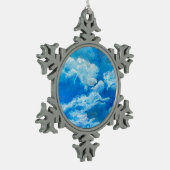 "Heavenly Guardian" Sneeuwvlok Ornament (Links)