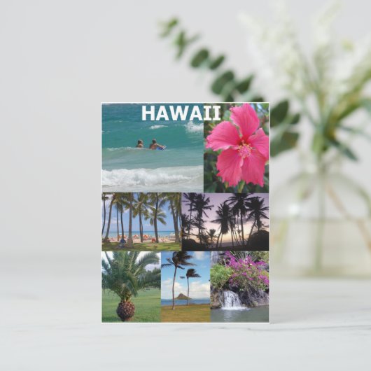 Heavenly Hawaii Briefkaart (Staand voorkant)