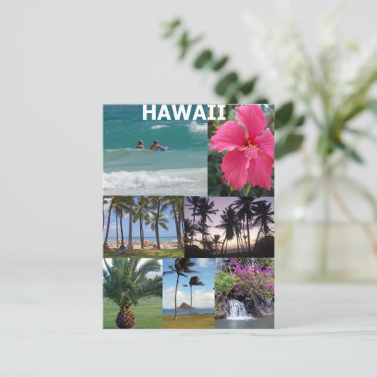 Heavenly Hawaii Briefkaart (Staand voorkant)