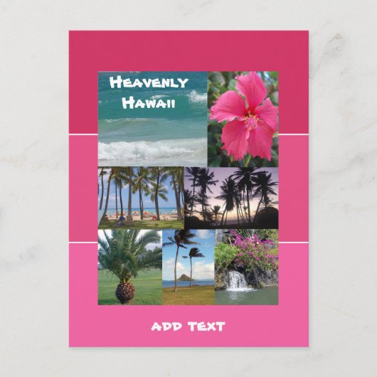 Heavenly Hawaii Briefkaart (Voorkant)