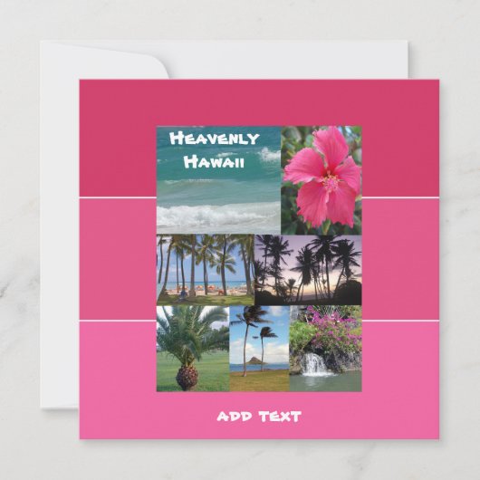 Heavenly Hawaii Kaart (Voorkant)