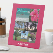 Heavenly Hawaii Reclamebord Met Voetstuk (Insitu)