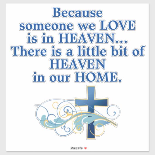 Heavenly Home Sticker (Vel)
