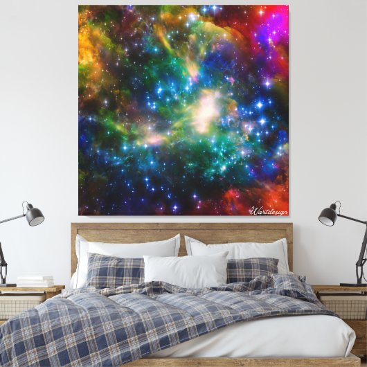 Heavenly Horizons Fantasy Sky Art Wall Art Canvas Afdruk (Insitu (Slaapkamer))