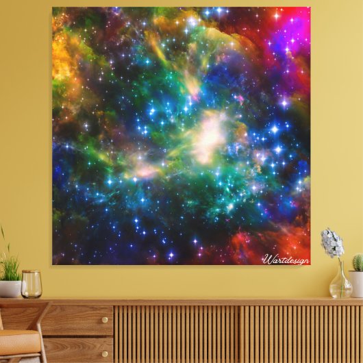 Heavenly Horizons Fantasy Sky Art Wall Art Canvas Afdruk (Insitu (Woonkamer))