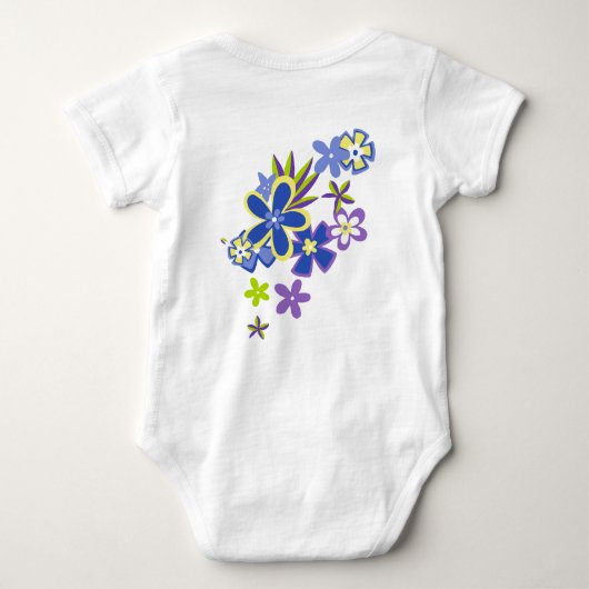 Heavenly Hula Baby Creeper Romper (Achterkant)