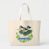 Heavenly Hula Beach Bag Grote Tote Bag (Voorkant)