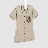 Heavenly Hula Holiday Hawaiian Hula Aloha Shirt Ornament (voorkant)