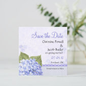 Heavenly Hydrangea - sparen de Datum Save The Date (Staand voorkant)
