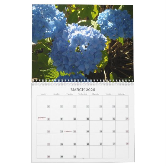 Heavenly Hydrangeas Agenda Kalender (Mar 2026)