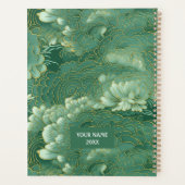 Heavenly Jade Chiyogami Planner (Achterkant)