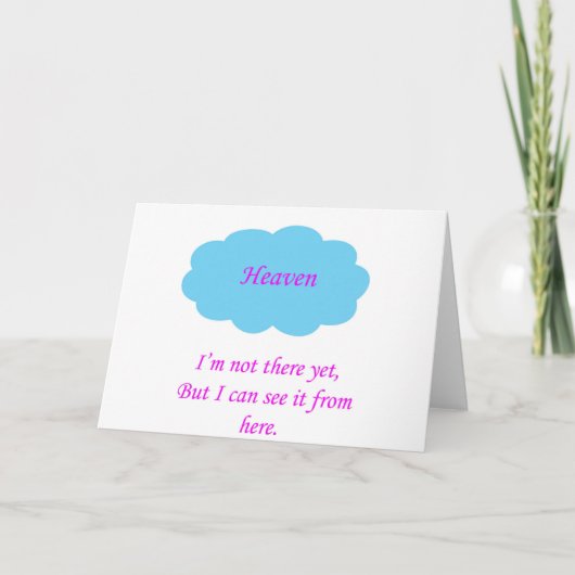 Heavenly Kaart (Voorkant)