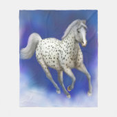 Heavenly Leopard Appaloosa Fleece Blanket (Voorkant)