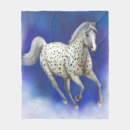 Heavenly Leopard Appaloosa Fleece Blanket Deken