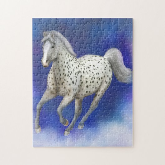 Heavenly Leopard Appaloosa Horse Puzzle Legpuzzel (Verticaal)