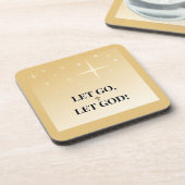 Heavenly Let Go-Let God - Starry Sky Bier Onderzetter (Linkerzijde)