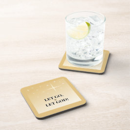 Heavenly Let Go-Let God - Starry Sky Bier Onderzetter