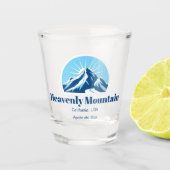 Heavenly Mountain California skigebied après-ski Shot Glas (Voorkant)