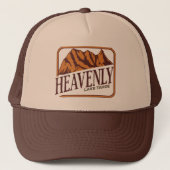 Heavenly Mountain Lake Tahoe California Nevada Trucker Pet (Voorkant)