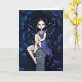 "Heavenly Nightshade" Greeting Card Kaart (Gele Bloem)