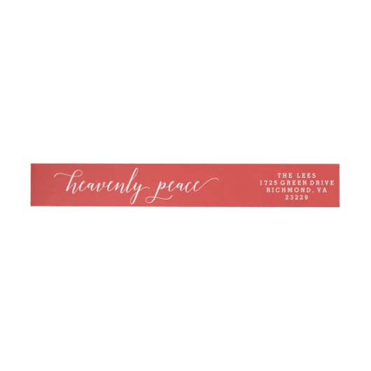 Heavenly Peace Wrap rond label (Individueel)