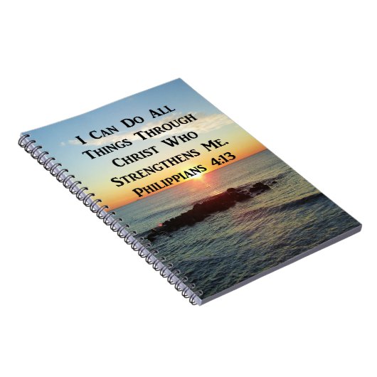 HEAVENLY PHILIPPIANS 4:13 SCRIPTURE DESIGN NOTITIEBOEK (Rechterzijde)
