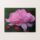 Heavenly Pink Rose Flower Orton Effect Legpuzzel (Horizontaal)