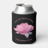 Heavenly Pink Rose gepersonaliseerd Blikjeskoeler (Blikje Voorkant)