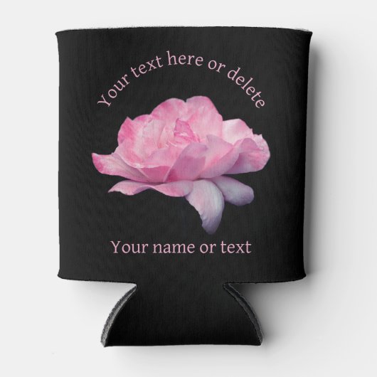Heavenly Pink Rose gepersonaliseerd Blikjeskoeler (Voorkant)
