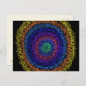 Heavenly portal Modern Prophetic Abstracte Art Briefkaart (Voorkant / Achterkant)