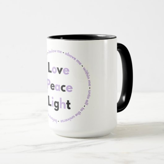 Heavenly Prayer 15 mug Mok (Voorkant rechts)