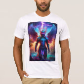 Heavenly Rebellion: Dynamic Devil Angel Tee shirt (Voorkant)