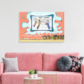 Heavenly Reds | Absurd Wordplay Humor 24x16 Canvas Afdruk (Insitu (Woonkamer))