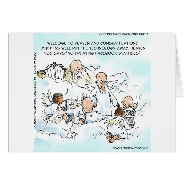 Heavenly Social Media Funny (Voorkant Horizontaal)