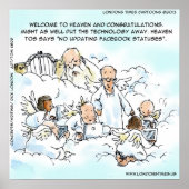 Heavenly Social Media Funny Poster (Voorkant)