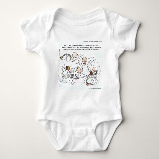 Heavenly Social Media Funny Romper (Voorkant)