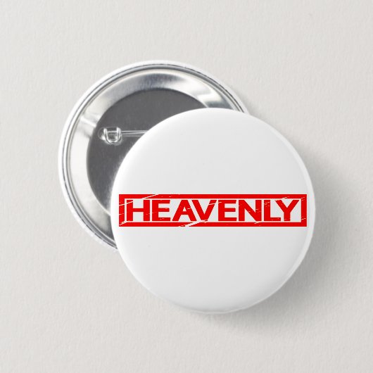 Heavenly Stamp Ronde Button 5,7 Cm (Voorkant /achterkant)
