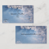 Heavenly Sunny Sky Visitekaartje (Voorkant / Achterkant)